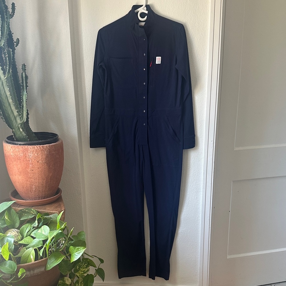 TOPO Designs Navy One-Piece Jumpsuit
